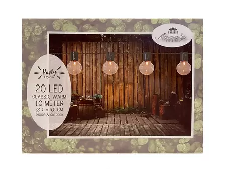 Partylights 20 LED 10m Classic Warm
