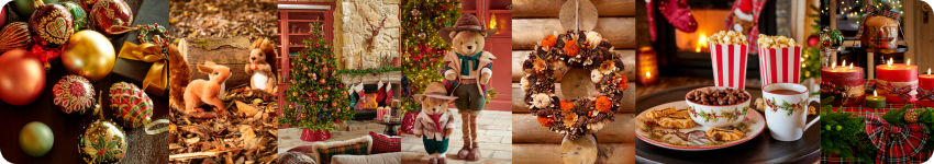 Kerstthema Country Christmas