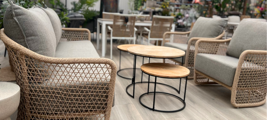 Stoel-bank loungeset kopen | Tuincollectie