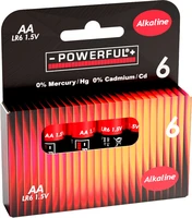 Alkaline AA-batterijen 6st