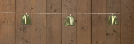 Anna's Collection Solar Partylights 10 LED 4,5m Olijf