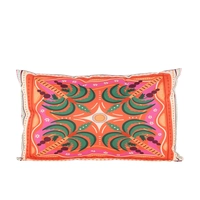 Anna's Collection Tuinkussen Palmboom Oranje 30x50cm