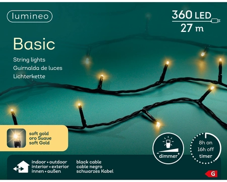 Basic Kerstverlichting 360 LED 27m SG