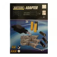 Batterijvervanger 3x AA Adapter