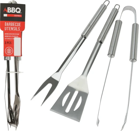 BBQ Gereedschapset RVS 3-delig 