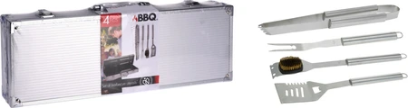 BBQ Gereedschapset RVS 4-delig