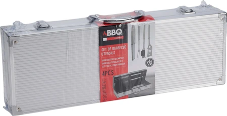 BBQ Gereedschapset RVS 4-delig
