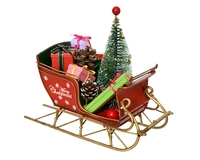 Beeld Slee Metaal Rood 17,5cm