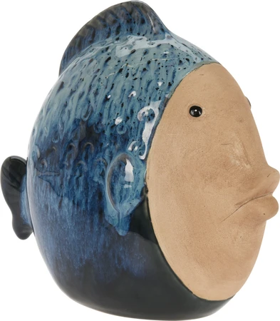 Beeld Vis Porselein 19cm Assorti 1st