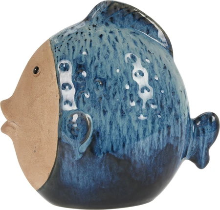 Beeld Vis Porselein 19cm Assorti 1st