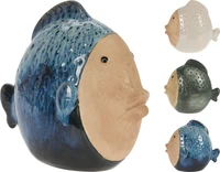 Beeld Vis Porselein 9,5cm Assorti 1st