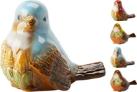 Beeld Vogel Keramiek 9cm Assorti 1st