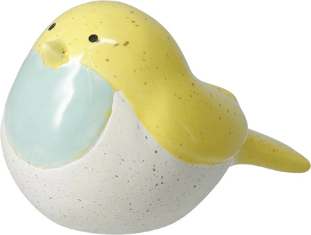 Beeldje Vogel Porselein 9cm Assorti 1st
