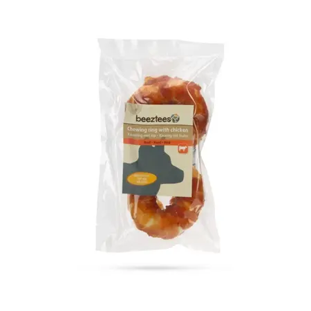 Beeztees Culinair Kauwring Kip Ø7,5cm 2st