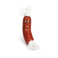 Beeztees Hondenspeelgoed Worstje met Touw 25cm