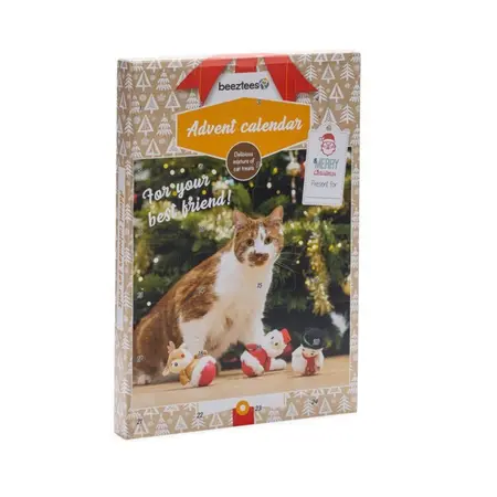 Beeztees Kerst Adventskalender Kattensnacks 24st