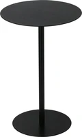 Bijzettafel Metaal Rond H.53cm Zwart