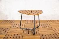 Bijzettafel Tommy Acacia 48x48cm