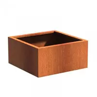 Bloembak Andes Cortenstaal 80x80x40cm