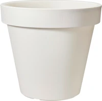Bloempot Kunststof Ø30cm Wit