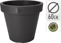 Bloempot Kunststof Ø60cm Zwart