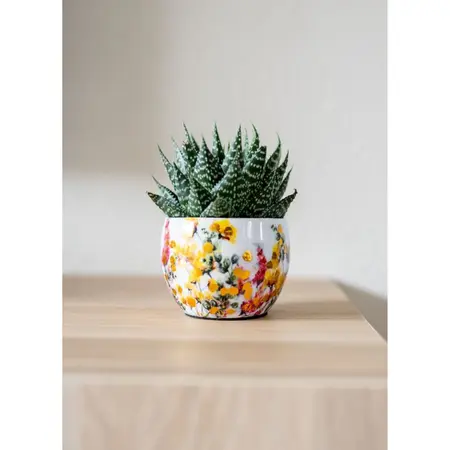 Bloempot Lammie Floral White Ø9cm