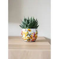 Bloempot Lammie Floral White Ø9cm