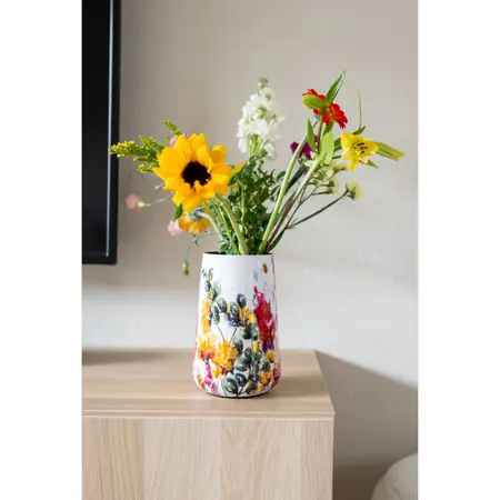 Bloempot Lammie Floral White Vaas Ø13cm