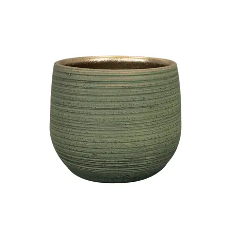 Bloempot Lydia Shiny Green Ø15cm