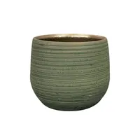 Bloempot Lydia Shiny Green Ø15cm