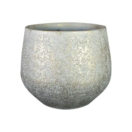 Bloempot Noor Metalic Grey Ø23cm