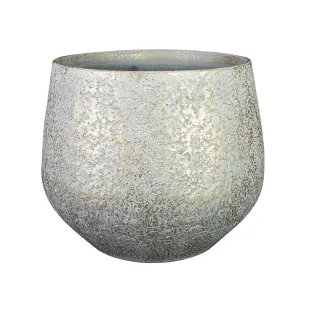 Bloempot Noor Metalic Grey Ø27cm