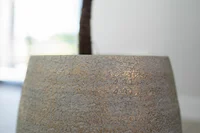 Bloempot Noor Metalic Grey Ø27cm