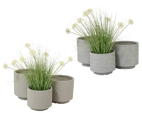 Bloempot Reece Grijs Ø38,5cm