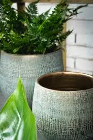 Bloempot Ryan Shiny Blue Ø18cm