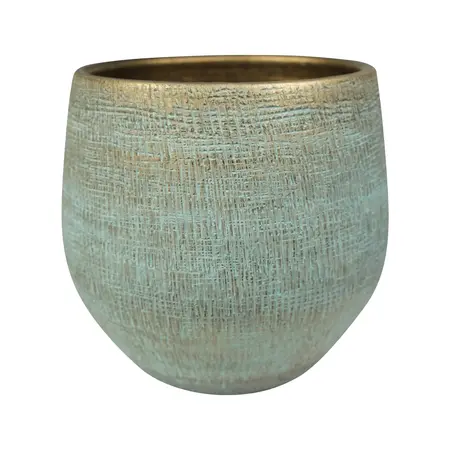 Bloempot Ryan Shiny Blue Ø31cm