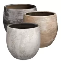 Bloempot Yara 27cm Wit