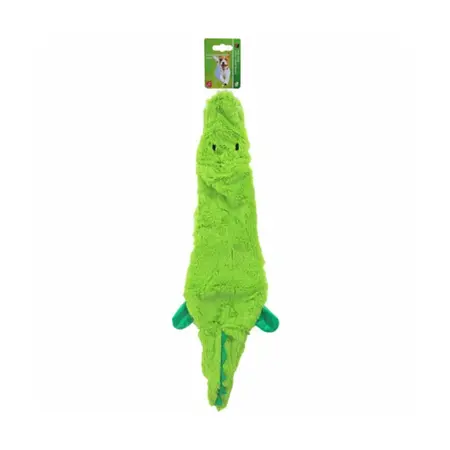 Boon Hondenspeelgoed Krokodil met Pieper Plat 35cm