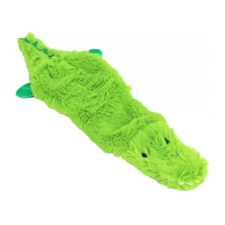 Boon Hondenspeelgoed Krokodil zonder Geluid Plat 35cm