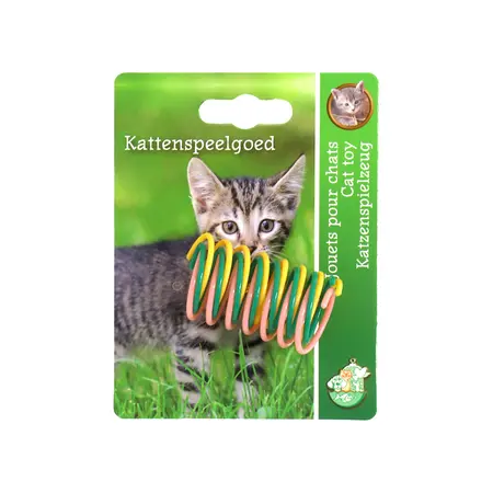 Boon Kattenspeelgoed Springveer 5cm 3st