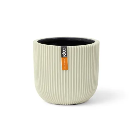 Capi Bloempot Bol Groove Beige Ø9cm