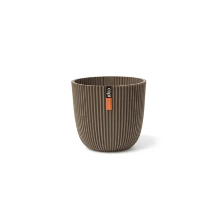 Capi Bloempot Groove Warm Taupe Ø13cm
