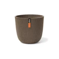 Capi Bloempot Groove Warm Taupe Ø16,5cm
