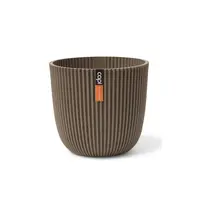 Capi Bloempot Groove Warm Taupe Ø21,5cm