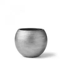 Capi Bloempot Vaas Retro 19cm Zilver