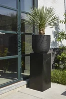 Capi Pilaar Smooth 36x36x79cm Zwart