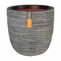 Capi Pot Bol Rib Ø43cm Antraciet