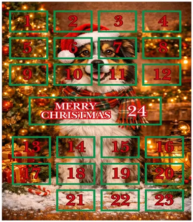 Champ Kerst Adventskalender Hondensnacks 24st