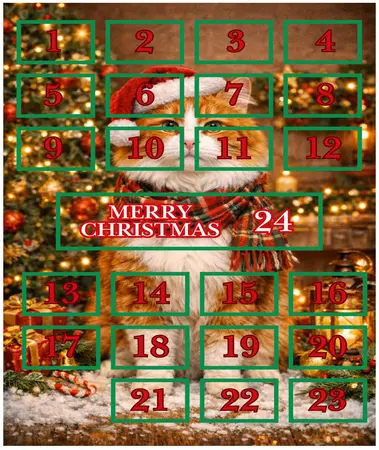 Champ Kerst Adventskalender Kattensnacks 24st