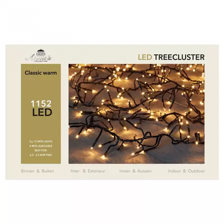 Boomclusterverlichting 1152 LED 15m CW